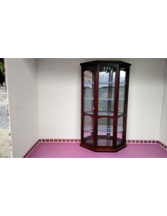 Vitrina caoba