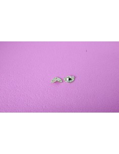 Tiradores de metal dorado (2 unidades)