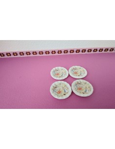 Platos decorados con calcos 2