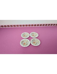 Platos decorados con calcos