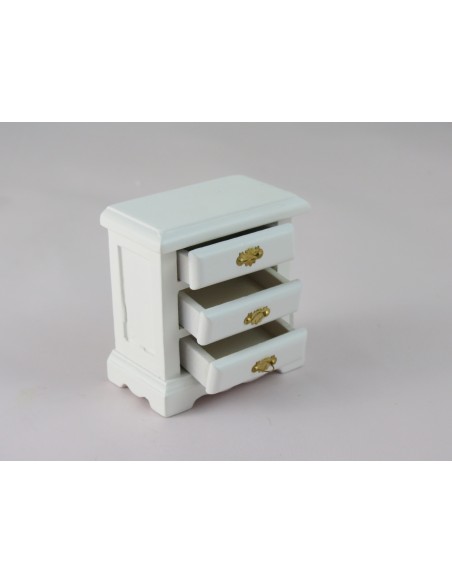 Mesilla de tres cajones