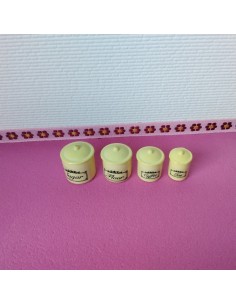 Botes de cocina 4 unidades