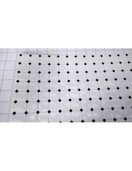 Alicatado fondo blanco con rombo gris