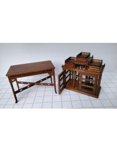 Jaula con mesa de colección 2