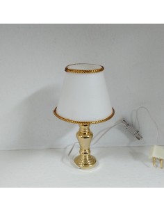 Lampara de mesa con tulipa...