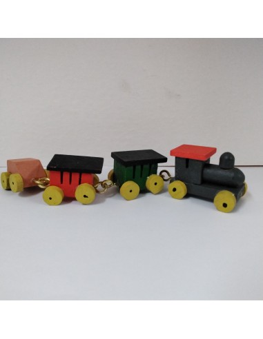 Tren de colores en miniatura