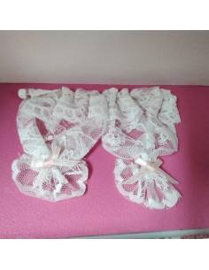 Cortinas cortas de encaje...