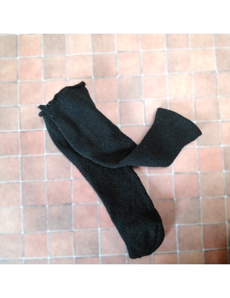 Medias negras para muñeca talla XS