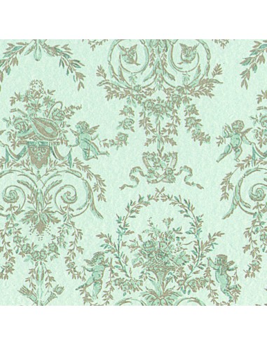 Papel fondo celeste y dibujo en 2 tonos