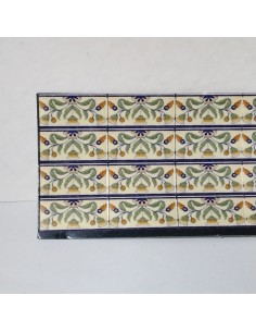 Cenefa, azulejo en relieve...