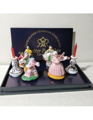 Figuras variadas de porcelana alemana...