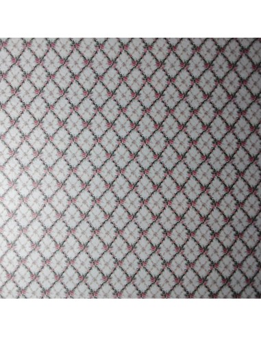 Papel con flores en rosa