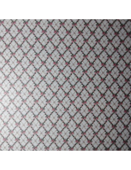 Papel con flores en rosa