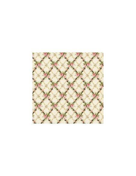 Papel con flores en rosa