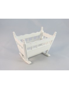 Cuna blanca balancín 2