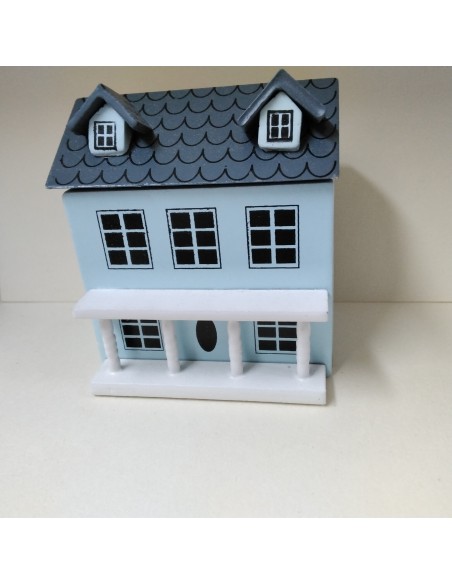 Mini casita en celeste