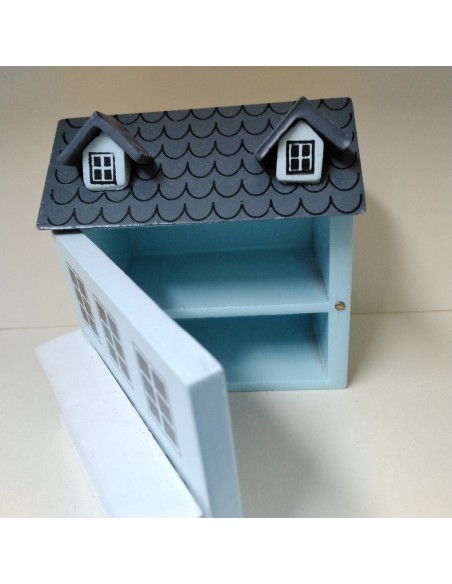 Mini casita en celeste