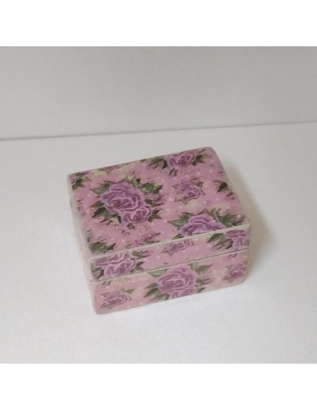 Caja joyero en rosa