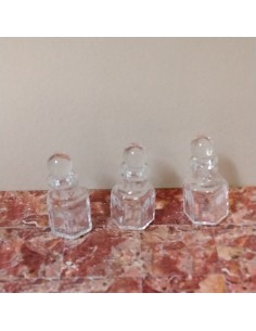 Bote de cristal, perfumero...