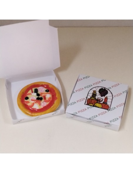 Pizza con caja  UNIDAD en miniatura.