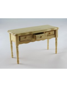 Mesa en miniatura de madera...