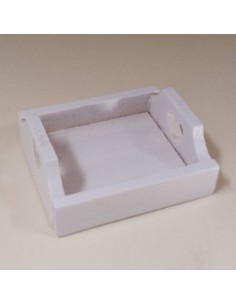 Bandeja de madera blanca