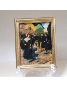 Cuadro de señora con niña