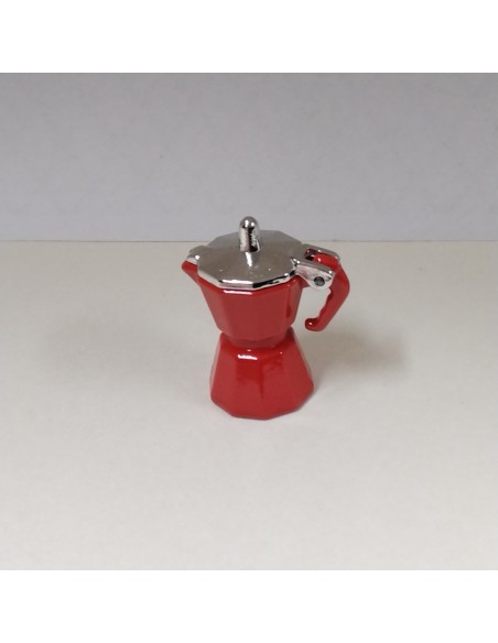 Cafetera expres roja