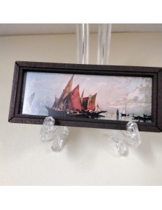 Cuadro con marco fino color... 2