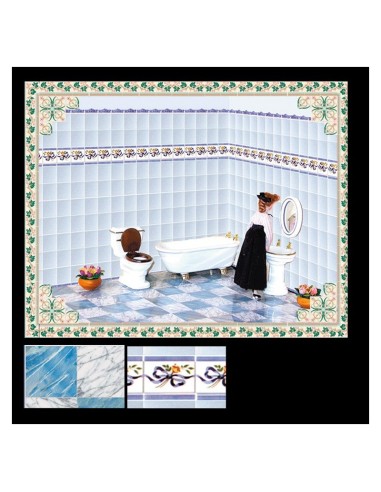 Alicatado pared, para baño