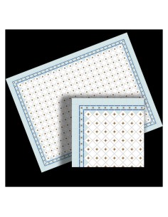 Suelo baldosas decoradas