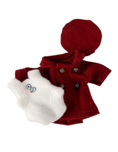 Conjunto abrigo burdeos...