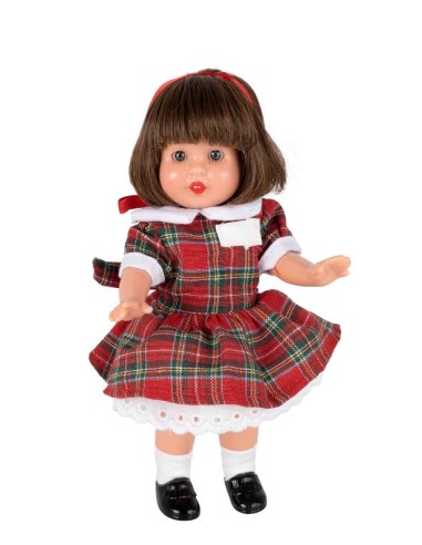 Mini Mariquita Perez con vestido escoces