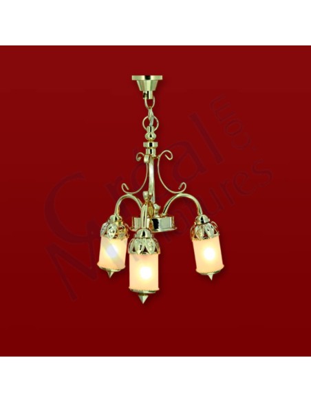 Lampara de techo con 3 brazos