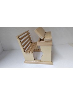 Pupitre color pino barnizado