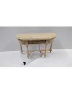 Consola de madera sin pintar