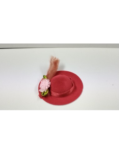 Sombrero de señora en rojo