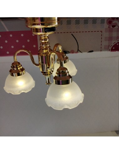 Lampara de techo LED, (PILAS) 3 brazos