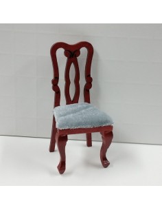 Silla color caoba y...