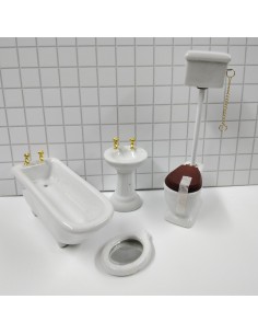 Baño de porcelana blanca...