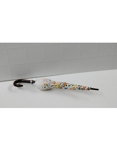 Sombrilla estampada con flores y...