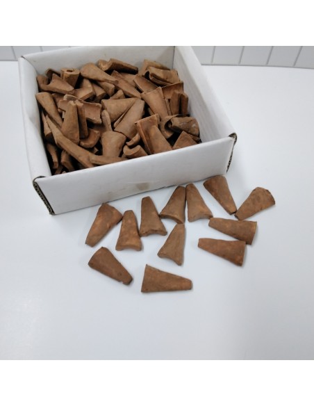 Tejas rusticas de barro, para dioramas o belenes