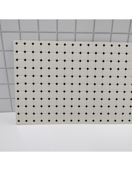 alicatado blanco rombo negro 1/24
