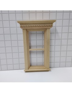 Ventana con penacho recto...