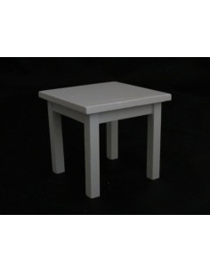 Mesa en miniatura blanca