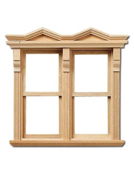 Ventana doble, estilo victoriano