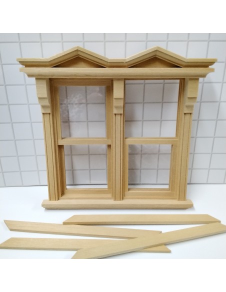 Ventana doble, estilo victoriano