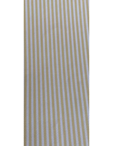 Papel de rayas crema y amarillo vainilla