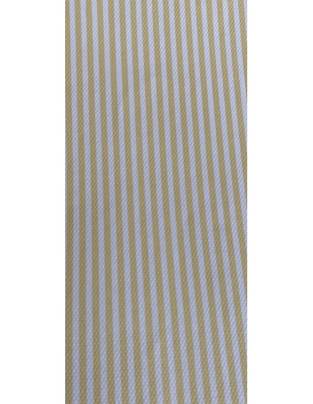 Papel de rayas crema y amarillo vainilla