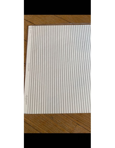 Papel fondo crema y rayas en tono gris